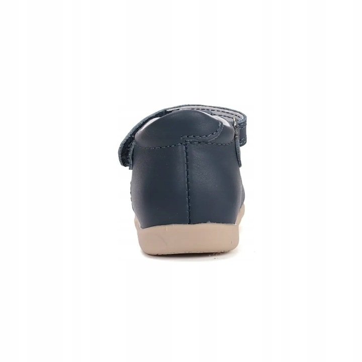 Sandałki skórzane D.D.STEP G075-61516AM ROYAL BLUE na rzepy