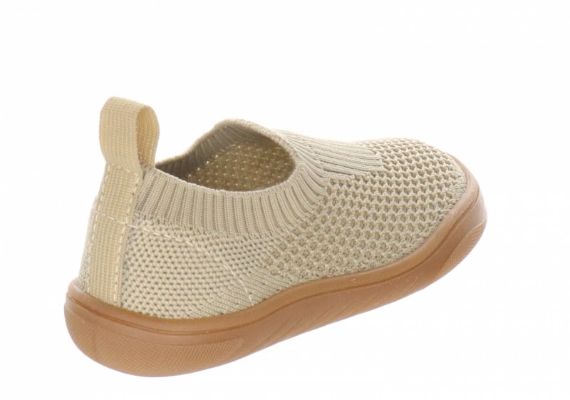 MILAMI BF -Knit 1 BEIGE beżowe kapcie barefoot wkładane