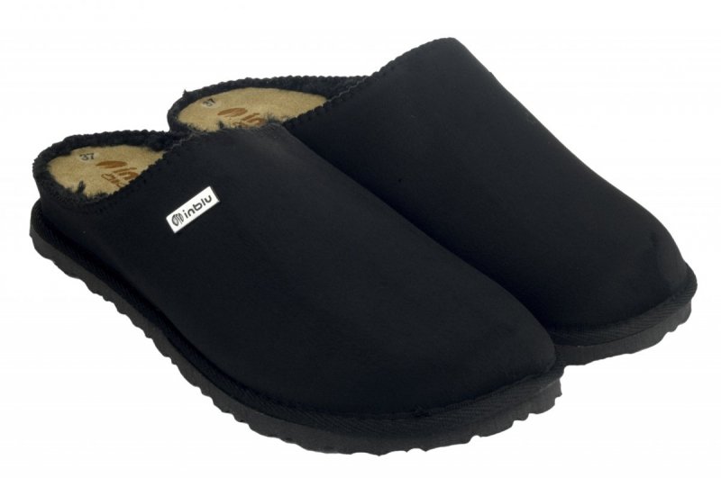 Inblu CS-34 kapcie damskie domowe czarne