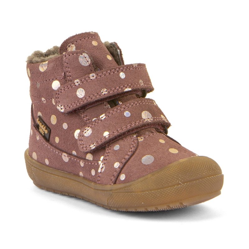 FRODDO G2110138-19 PINK SHINE trzewiki dziewczęce na rzepy