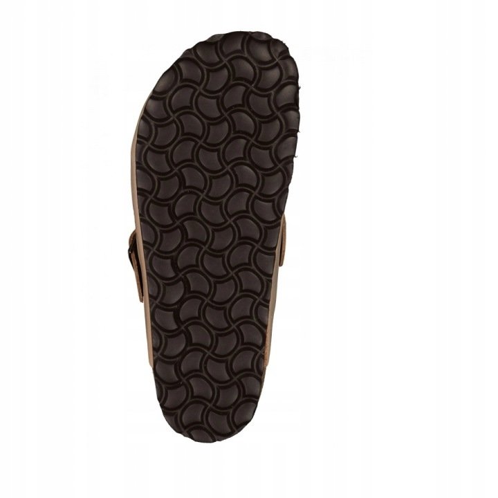 BIO BIO 261-73968-02 CAPPUCCINO skórzane nubuk klamerka 