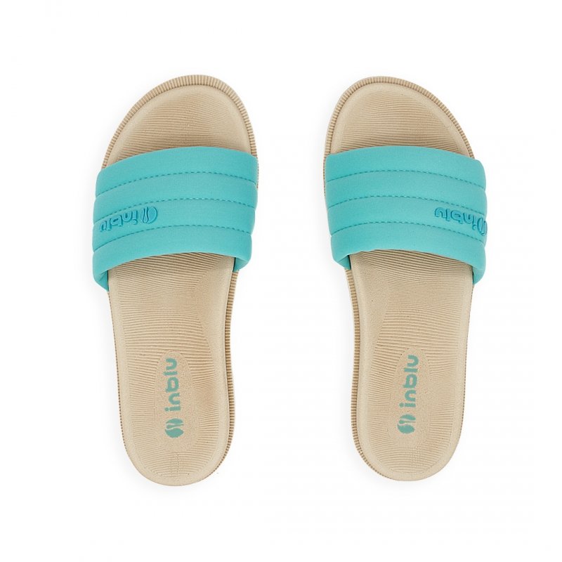 Klapki damskie INBLU SF-03 LAZUROWE