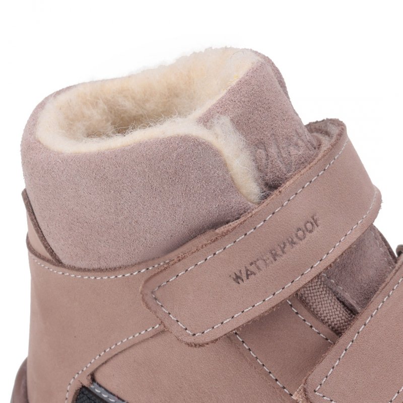 EMEL EV2809M-19 barefoot Trzewiki chłopięce na rzepy