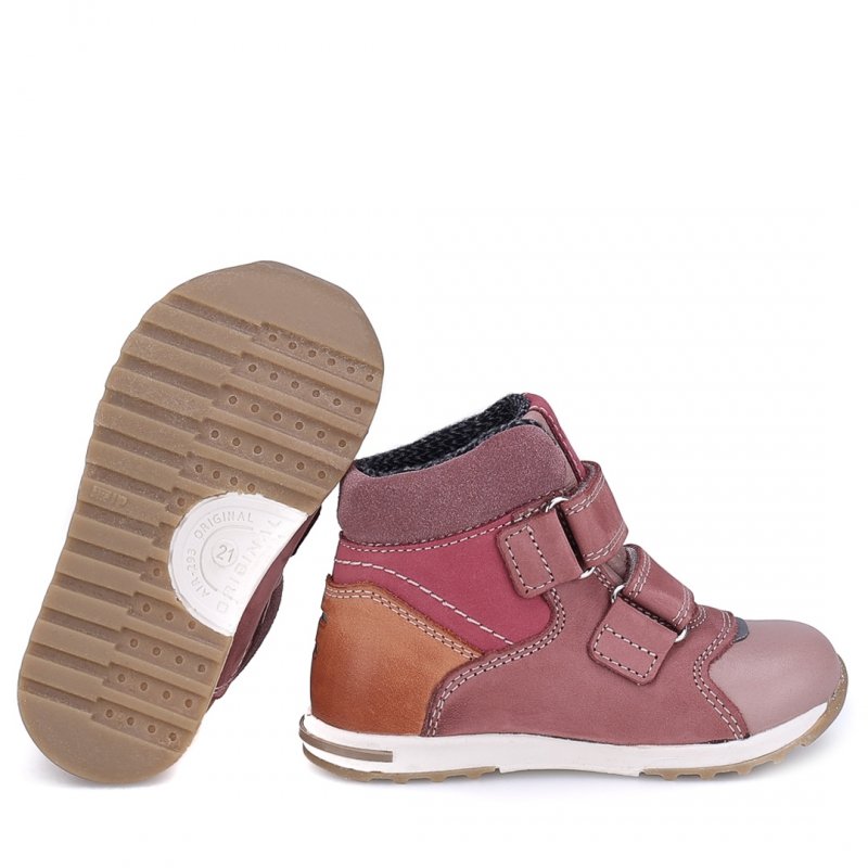 EMEL EX2721-20 Trzewiki dziewczęce na rzepy