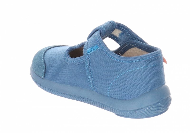 MILAMI 226-6 L.BLUE kapcie chłopięce na rzep