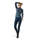 Bluzka damska SUNSTOPPER 2.0 - Ariat - mosaic blue reflections print