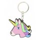 Brelok silikonowy UNICORN HEAD - Equi-Kids - różówy