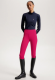 Golf damski HIGH NECK LONG SLEEVE - Tommy Hilfiger Equestrian - desert sky