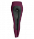 Bryczesy młodzieżowe ELT Micro Sport Pro - cranberry/asphalt