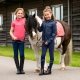 Legginsy jeździeckie młodzieżowe Jaily Junior Full Grip SS25 - QHP - evening blue