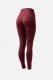Legginsy jeździeckie damskie MAIA - Horze - burgundy brown