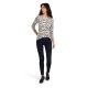 Bluzka damska MELANGE PRINT - Ariat - oatmeal