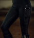 Legginsy jeździeckie damskie RAMONA - Horze - czarny
