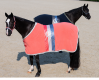 Derka polarowa FLEECE STRIPE Classic Sports S/S 25 - Eskadron - coral blossom