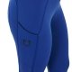 Legginsy damskie zimowe Classic Fleece Lining Full Grip - EQUESTRO - blue