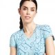 Koszulka damska SNAFFLE SS T-SHIRT - Ariat - milky blue heather