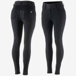 Legginsy jeździeckie zimowe CHARLA - Horze - czarny 