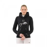 Bluza LOGO SEQUIN HOODY - Spooks - navy