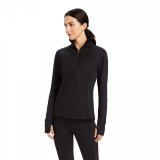 Bluza VENTURE 1/2 ZIP damska - Ariat - black