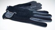 Rękawiczki KENIG z licowej skóry jagnięcej z siatką