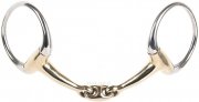 Wędzidło oliwkowe złote 13 mm - HARRY'S HORSE