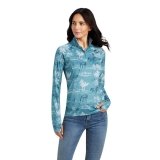 Bluzka damska LOWELL 2.0 - Ariat - arctic frolic print