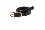Pasek do spodni FAUX LEATHER SS22 - Pikeur - black/gold