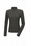 Golf damski prążkowany - Pikeur - black olive