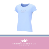 Koszulka damska SP Nola SS26 - Schockemohle - sky blue
