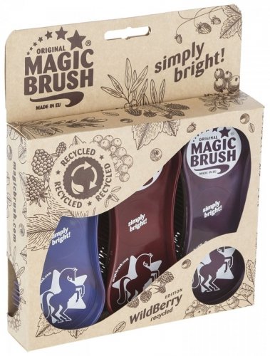 Zestaw szczotek RECYCLED- Magic Brush - wildberry