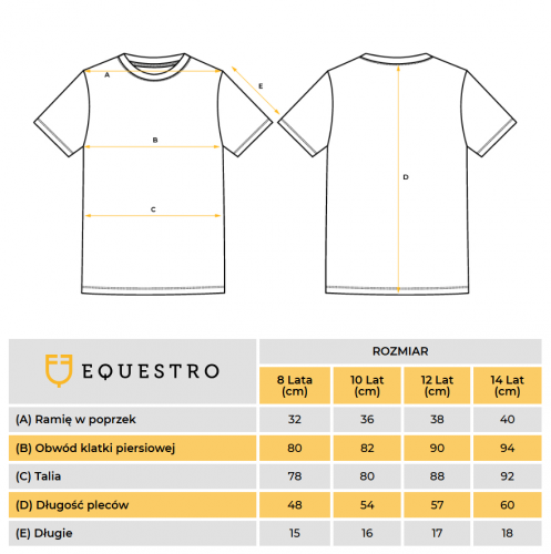 Bluzka konkursowa Slim Fit - chłopięca - EQUESTRO