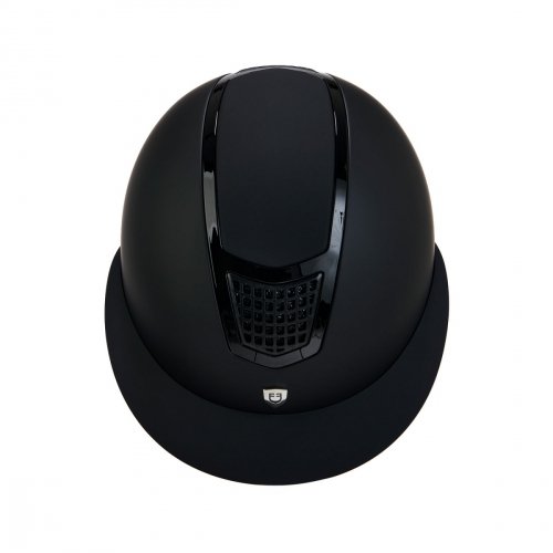 Kask Eclipse Plain Mat W-V - EQUESTRO - black/black