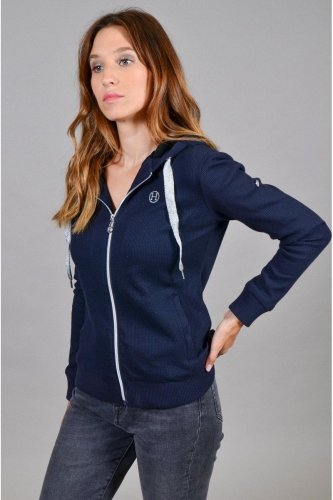 Bluza damska rozpinana SWAI AW 22/23 - Harcour - navy