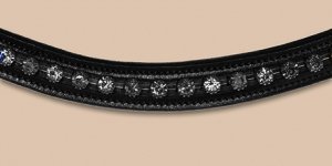 Ogłowie z nachrapnikiem angielskim kombinowanym ULTRASOFT FASHION - Kieffer 