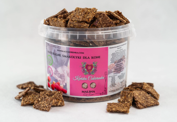 Naturalne ciasteczka 3.5L - Końska Cukierenka - malina