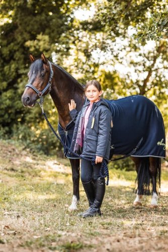 Derka polarowa MAGIC CAROUSEL II PONY - Horze - dark navy