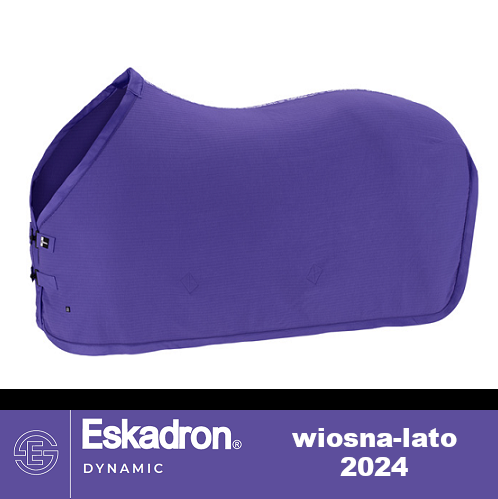 Derka bawełniana COTTON QUILT Dynamic SS24 - Eskadron - purple