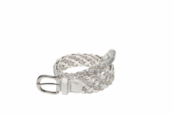 Pasek pleciony SS 2023 - Pikeur - silver