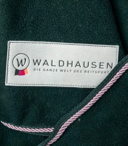 Derka polarowa MODERN ROSE - Waldhausen - fir green/gold