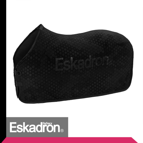 Derka polarowa FLEECE STAMPED - Reflexx S/S 21 - Eskadron - black