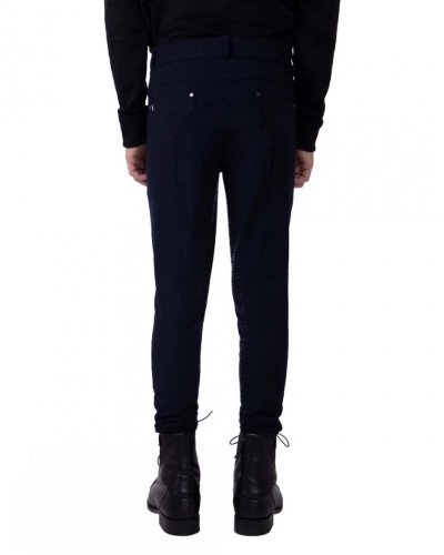 Bryczesy młodzieżowe Novan Knee AW 22/23 - QHP - navy