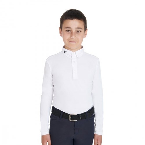 Bluzka konkursowa Slim Fit - chłopięca - EQUESTRO
