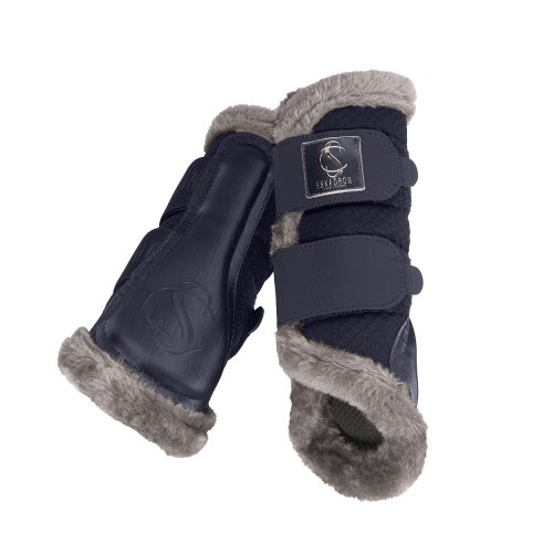 Ochraniacze MESH FAUXFUR Classic Sports SS24 - Eskadron - navy
