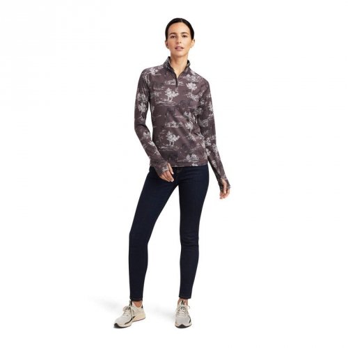 Bluzka damska LOWELL 2.0 - Ariat - banyan bark frolic print
