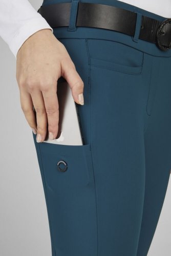 Legginsy damskie LINNET TIGHT SD 6505 HIGHWAIST SEAML - Pikeur - deep ocean