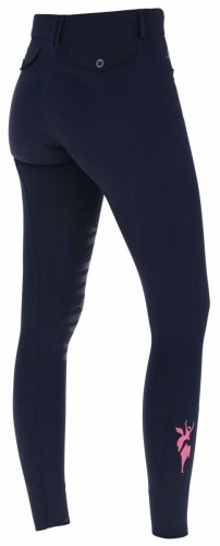 Bryczesy Janne x PinkRibbon - Covalliero - navy 