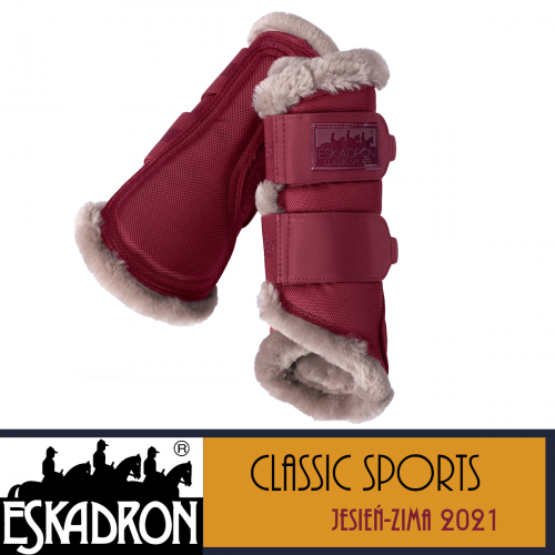 Ochraniacze FAUXFUR - Classic Sports A/W 21 - Eskadron - rustic red