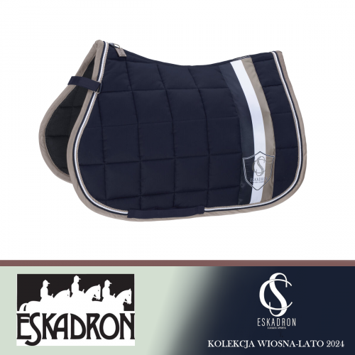 Potnik BIG SQUARE COTTON Classic Sports SS24 - Eskadron - navy