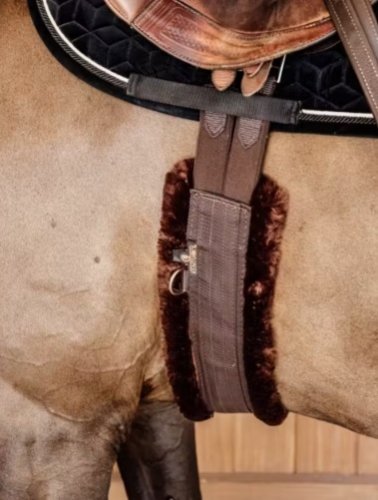 Popręg z futrem Sheepskin - Kentucky