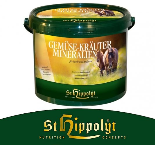 St HIPPOLYT dodatek mineralno-witaminowy Gemuse Krauter Mineralien - 10kg